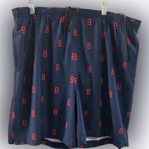 COOPERSTOWN COLLECTION blue w red AB’s swim shorts back pocket lined size 2XL